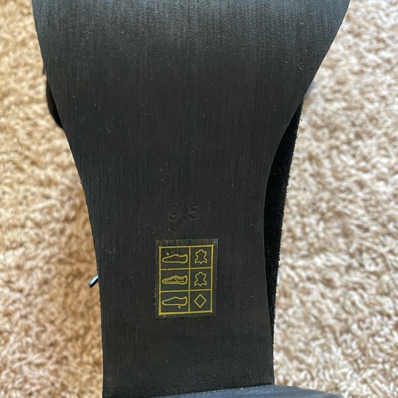 JEFFREY CAMPBELL BLACK SUEDE CORSET BOOTIE 9.5 - Picture 9 of 9